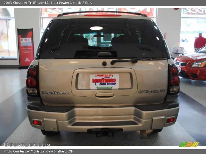 Light Pewter Metallic / Gray 2003 Chevrolet TrailBlazer LS