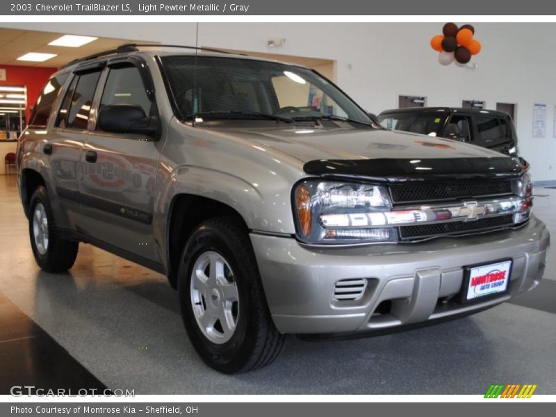 Light Pewter Metallic / Gray 2003 Chevrolet TrailBlazer LS