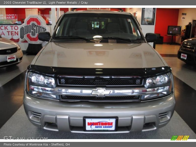 Light Pewter Metallic / Gray 2003 Chevrolet TrailBlazer LS
