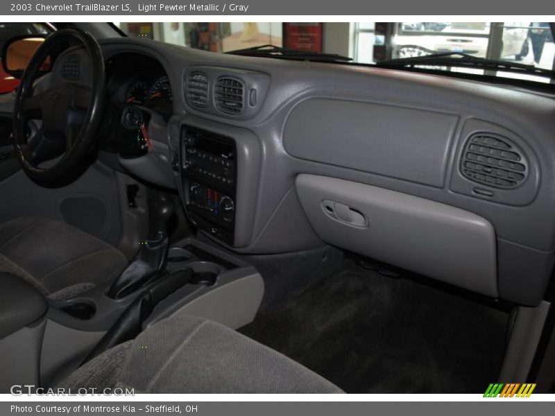 Light Pewter Metallic / Gray 2003 Chevrolet TrailBlazer LS