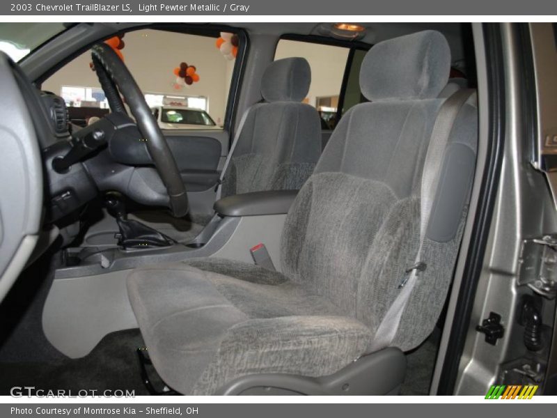 Light Pewter Metallic / Gray 2003 Chevrolet TrailBlazer LS