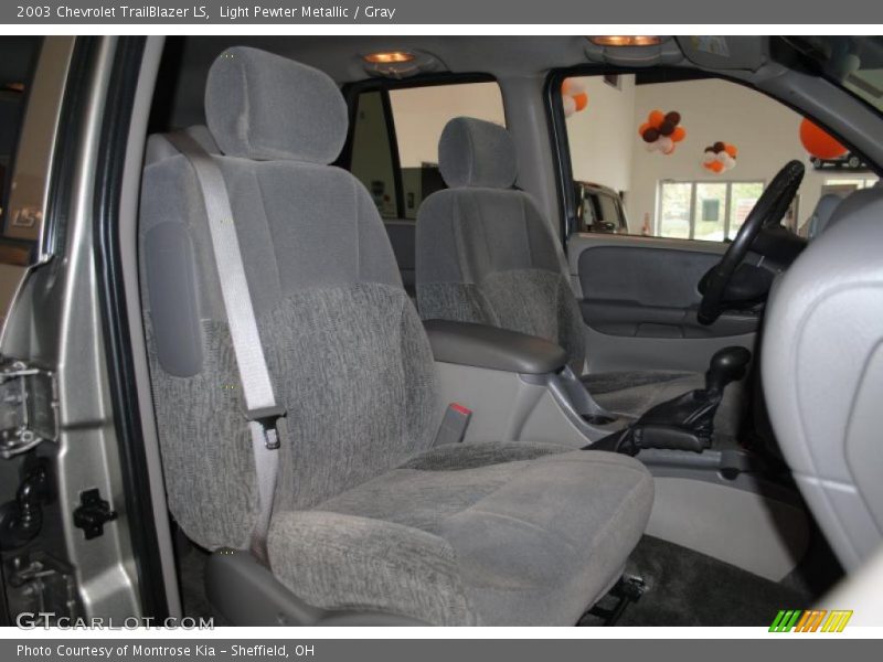 Light Pewter Metallic / Gray 2003 Chevrolet TrailBlazer LS