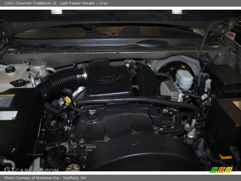 Light Pewter Metallic / Gray 2003 Chevrolet TrailBlazer LS