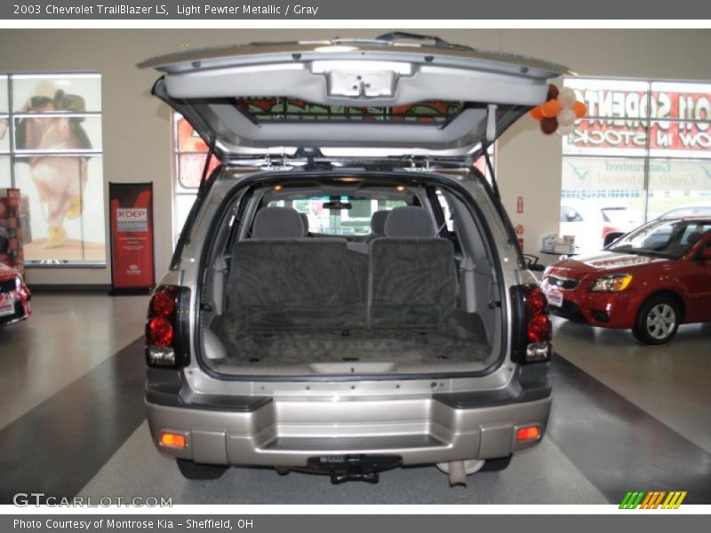 Light Pewter Metallic / Gray 2003 Chevrolet TrailBlazer LS
