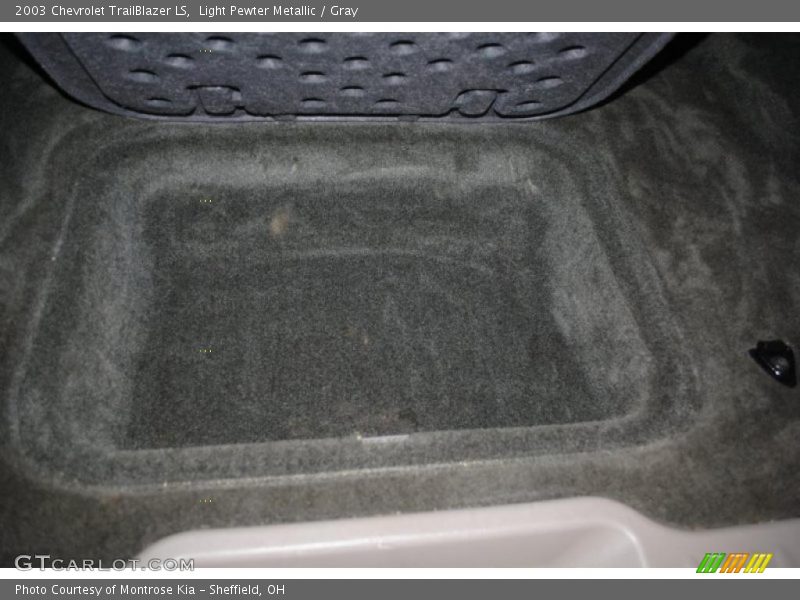 Light Pewter Metallic / Gray 2003 Chevrolet TrailBlazer LS