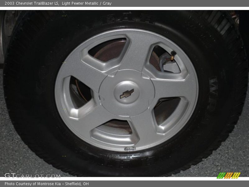 Light Pewter Metallic / Gray 2003 Chevrolet TrailBlazer LS