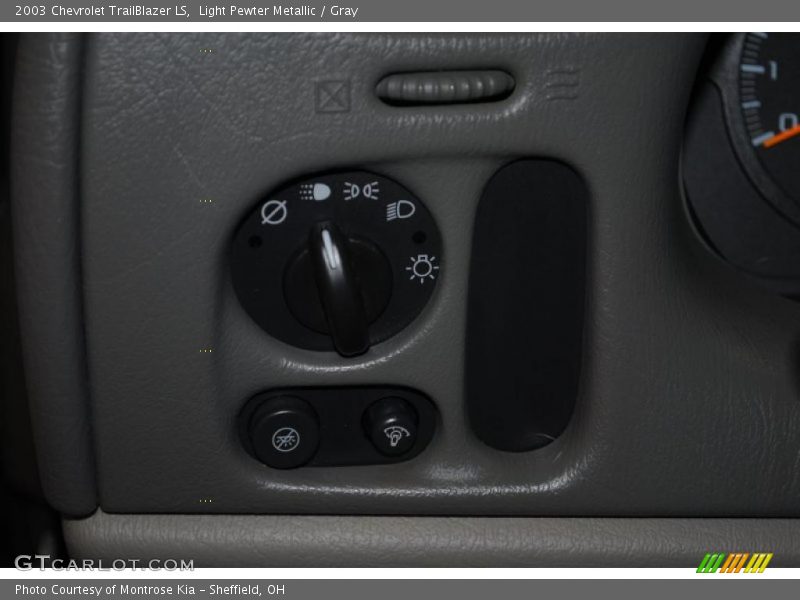 Light Pewter Metallic / Gray 2003 Chevrolet TrailBlazer LS