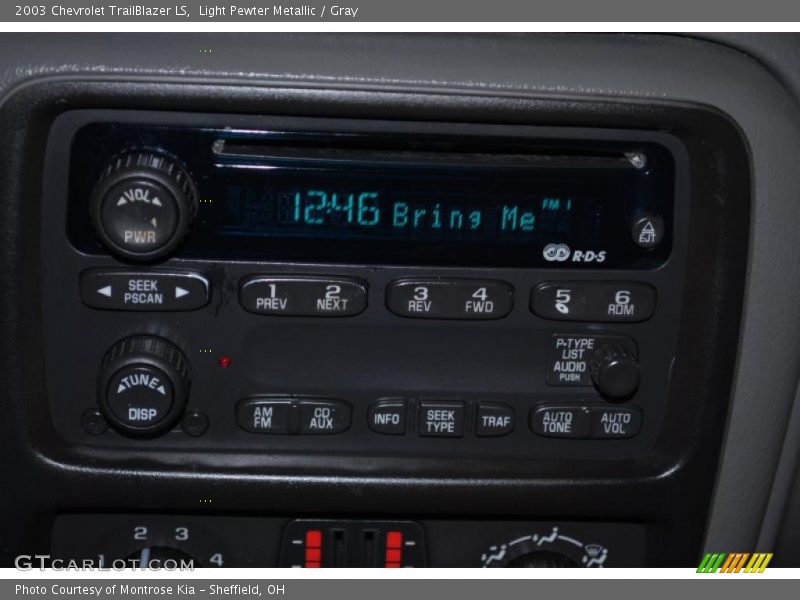 Light Pewter Metallic / Gray 2003 Chevrolet TrailBlazer LS