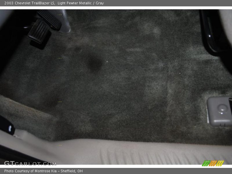 Light Pewter Metallic / Gray 2003 Chevrolet TrailBlazer LS