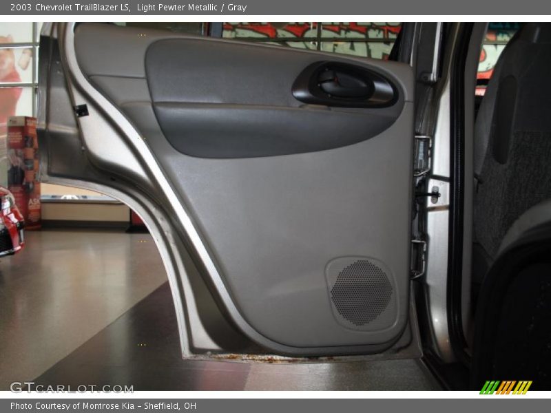 Light Pewter Metallic / Gray 2003 Chevrolet TrailBlazer LS