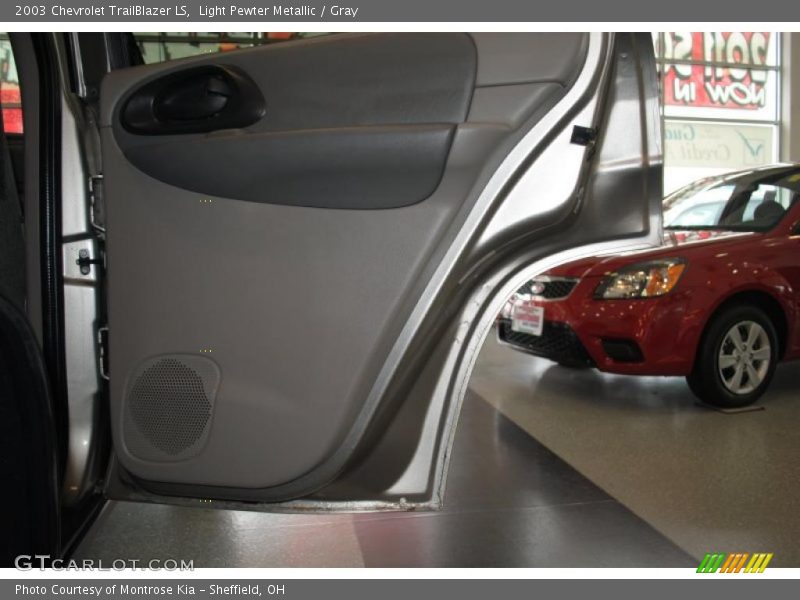 Light Pewter Metallic / Gray 2003 Chevrolet TrailBlazer LS