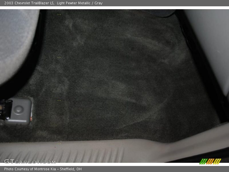 Light Pewter Metallic / Gray 2003 Chevrolet TrailBlazer LS