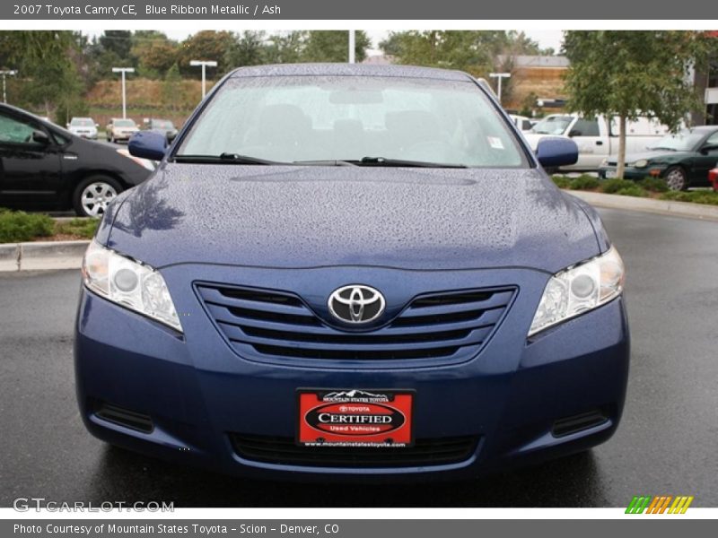 Blue Ribbon Metallic / Ash 2007 Toyota Camry CE