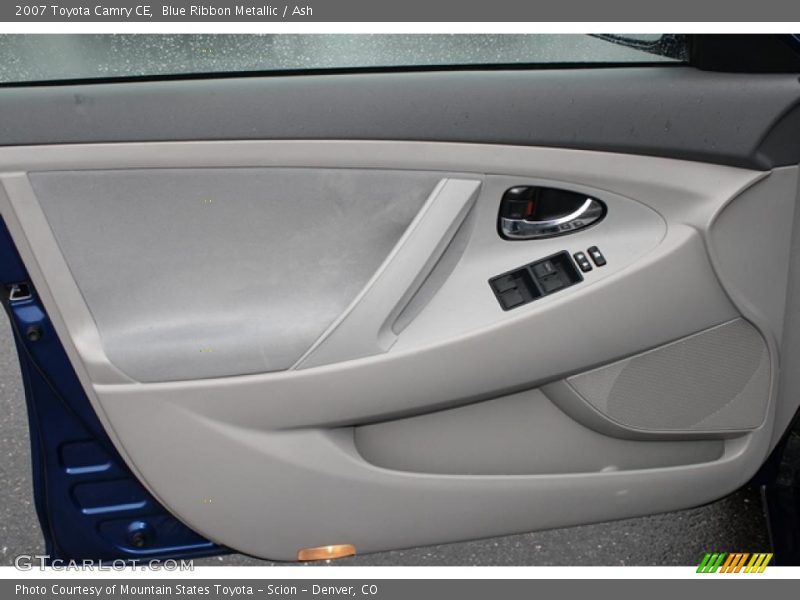 Blue Ribbon Metallic / Ash 2007 Toyota Camry CE