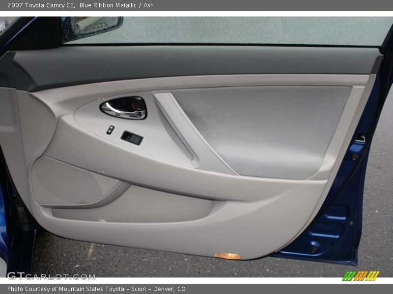 Blue Ribbon Metallic / Ash 2007 Toyota Camry CE