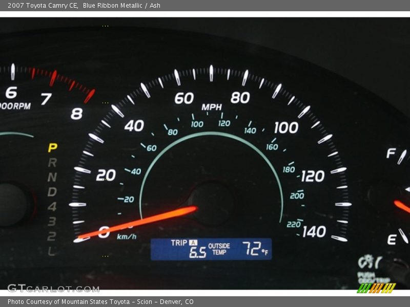 Blue Ribbon Metallic / Ash 2007 Toyota Camry CE