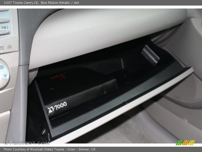 Blue Ribbon Metallic / Ash 2007 Toyota Camry CE