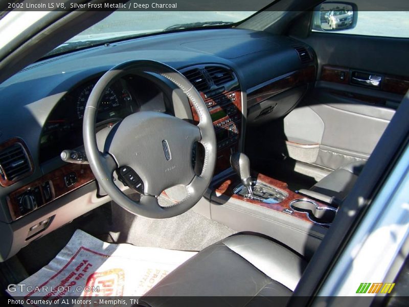 Silver Frost Metallic / Deep Charcoal 2002 Lincoln LS V8