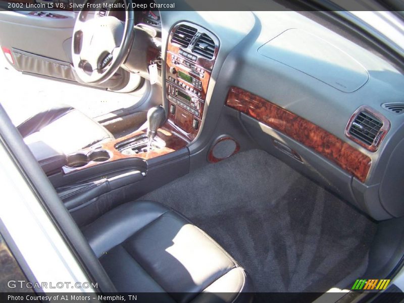 Silver Frost Metallic / Deep Charcoal 2002 Lincoln LS V8
