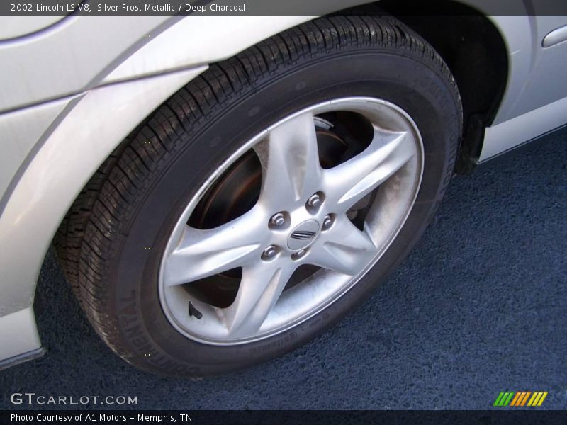 Silver Frost Metallic / Deep Charcoal 2002 Lincoln LS V8