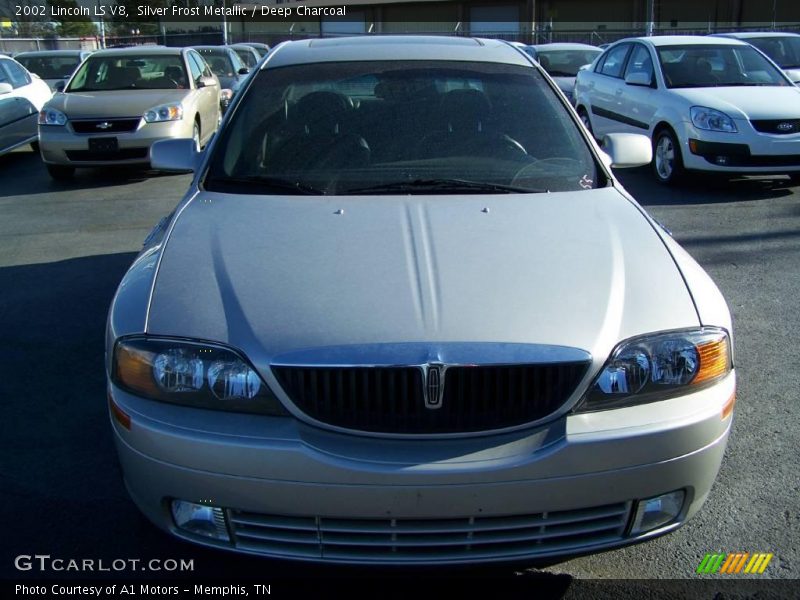 Silver Frost Metallic / Deep Charcoal 2002 Lincoln LS V8