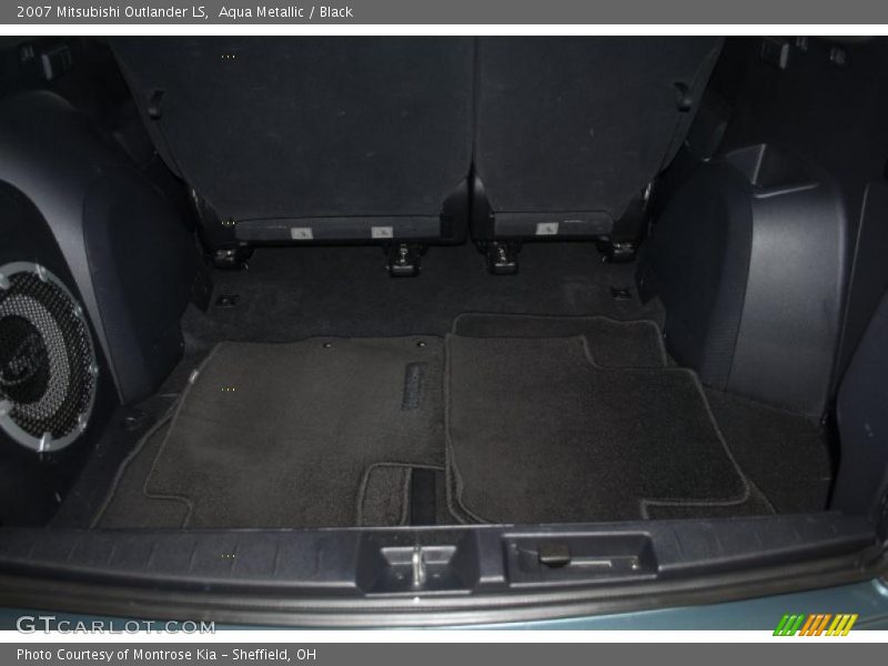 Aqua Metallic / Black 2007 Mitsubishi Outlander LS