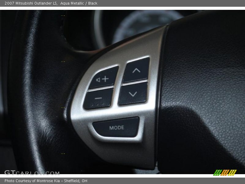 Aqua Metallic / Black 2007 Mitsubishi Outlander LS