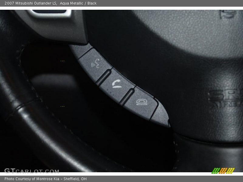 Aqua Metallic / Black 2007 Mitsubishi Outlander LS