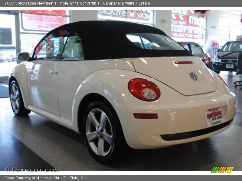 Campanella White / Cream 2007 Volkswagen New Beetle Triple White Convertible