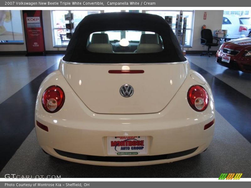 Campanella White / Cream 2007 Volkswagen New Beetle Triple White Convertible