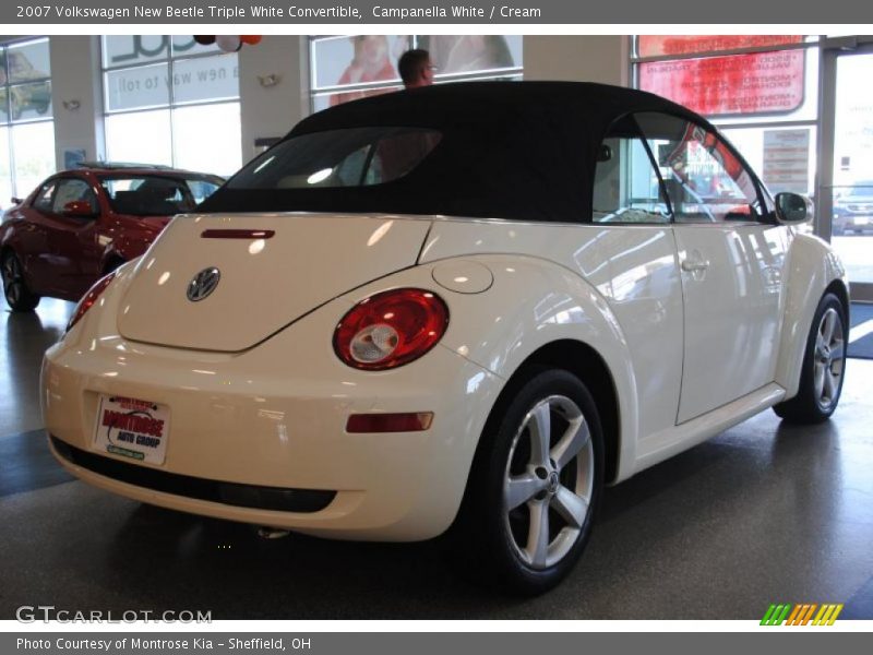 Campanella White / Cream 2007 Volkswagen New Beetle Triple White Convertible