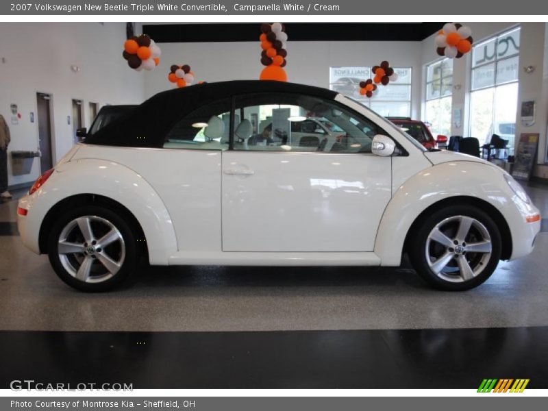Campanella White / Cream 2007 Volkswagen New Beetle Triple White Convertible