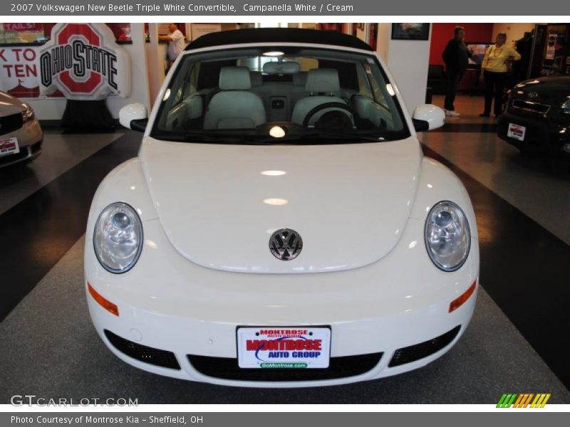Campanella White / Cream 2007 Volkswagen New Beetle Triple White Convertible