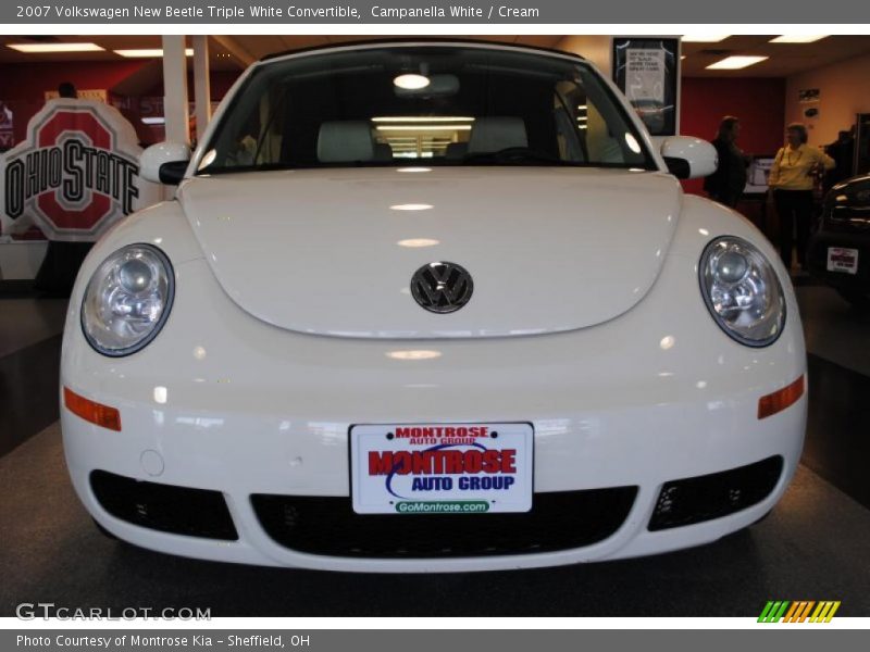 Campanella White / Cream 2007 Volkswagen New Beetle Triple White Convertible