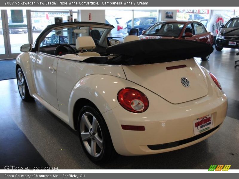 Campanella White / Cream 2007 Volkswagen New Beetle Triple White Convertible