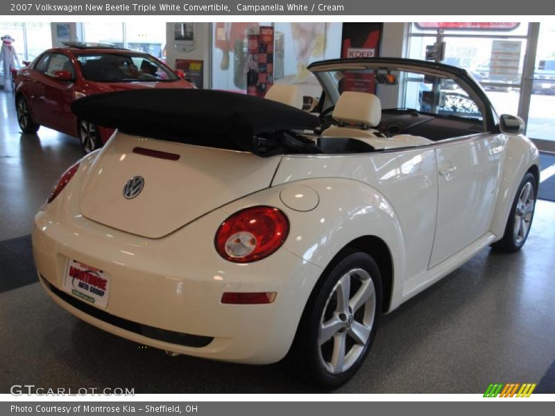 Campanella White / Cream 2007 Volkswagen New Beetle Triple White Convertible