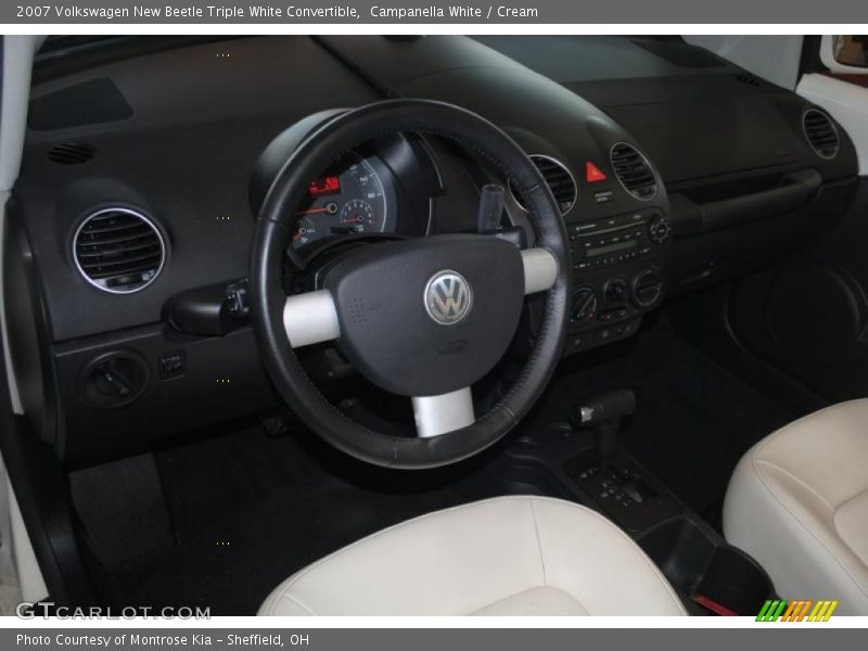 Campanella White / Cream 2007 Volkswagen New Beetle Triple White Convertible