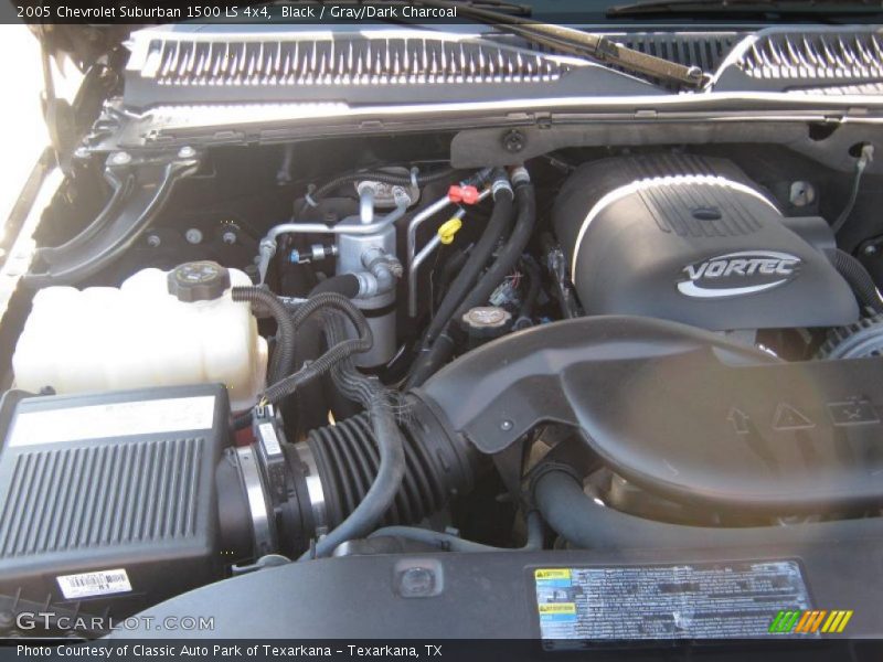 Black / Gray/Dark Charcoal 2005 Chevrolet Suburban 1500 LS 4x4