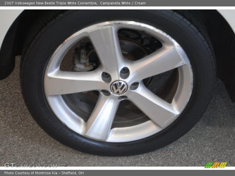 Campanella White / Cream 2007 Volkswagen New Beetle Triple White Convertible
