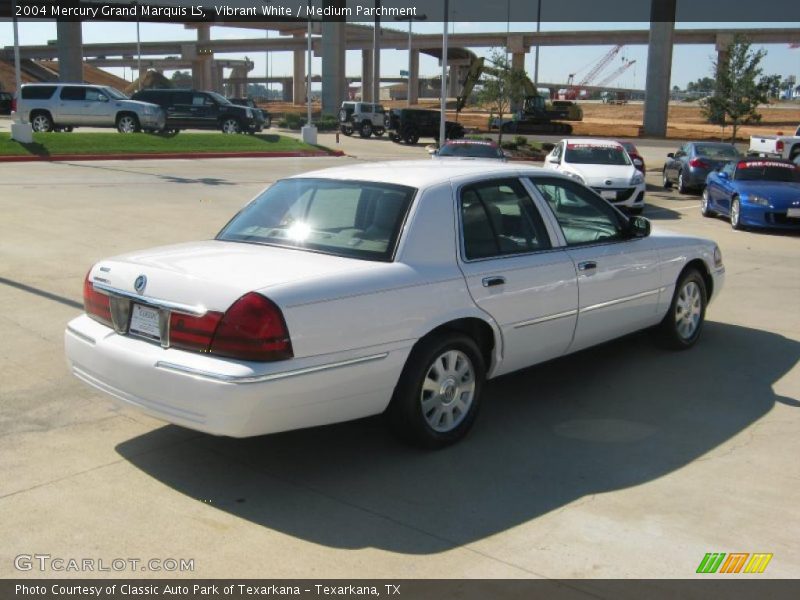 Vibrant White / Medium Parchment 2004 Mercury Grand Marquis LS