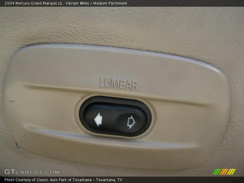 Vibrant White / Medium Parchment 2004 Mercury Grand Marquis LS