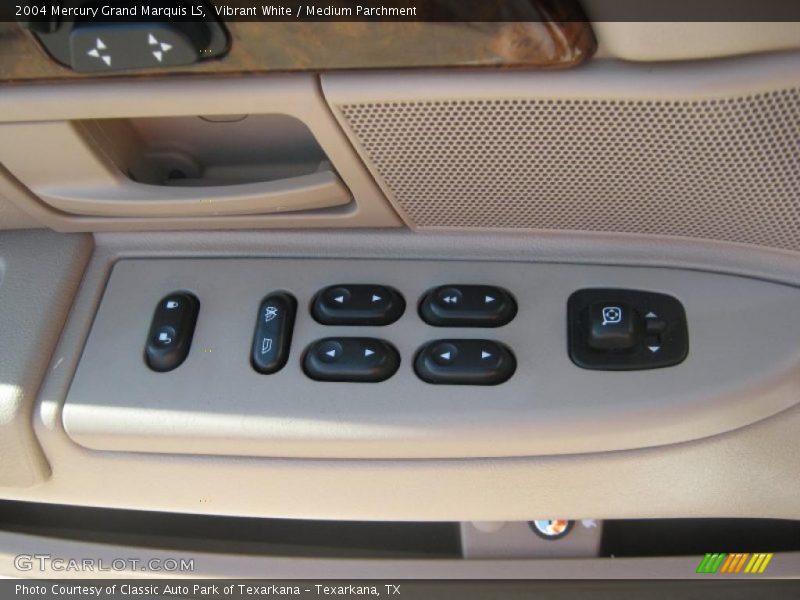 Vibrant White / Medium Parchment 2004 Mercury Grand Marquis LS