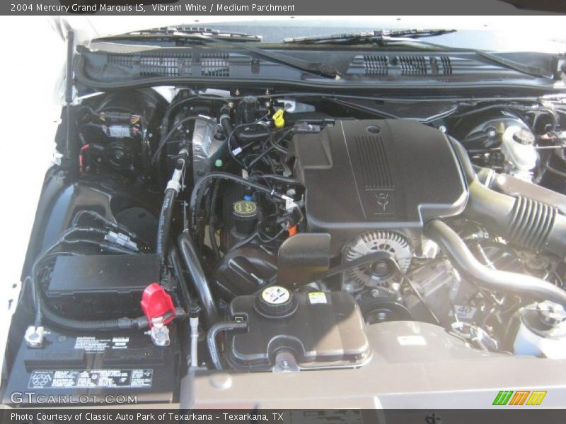 Vibrant White / Medium Parchment 2004 Mercury Grand Marquis LS