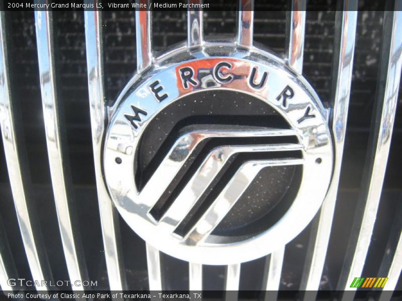 Vibrant White / Medium Parchment 2004 Mercury Grand Marquis LS