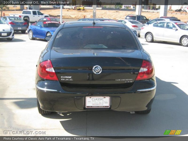 Black Onyx / Neutral 2006 Buick LaCrosse CXS