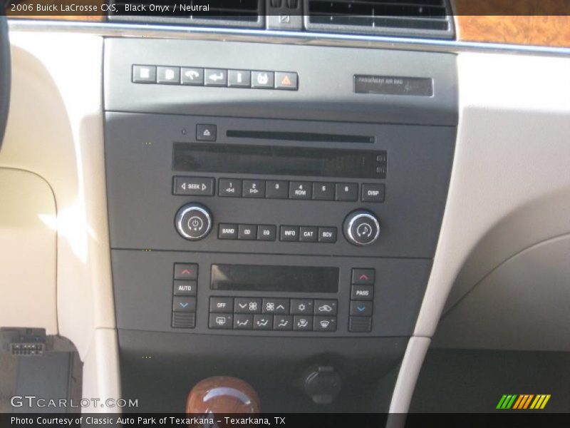 Black Onyx / Neutral 2006 Buick LaCrosse CXS