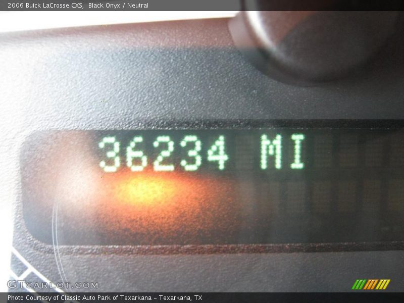 Black Onyx / Neutral 2006 Buick LaCrosse CXS