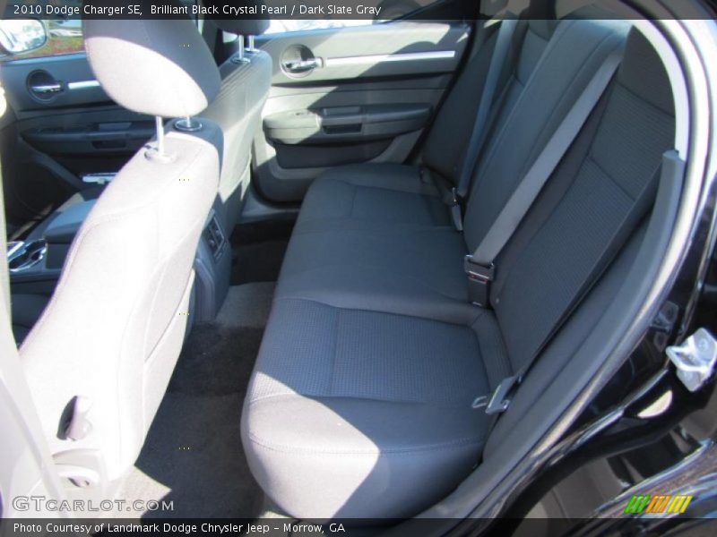 Brilliant Black Crystal Pearl / Dark Slate Gray 2010 Dodge Charger SE
