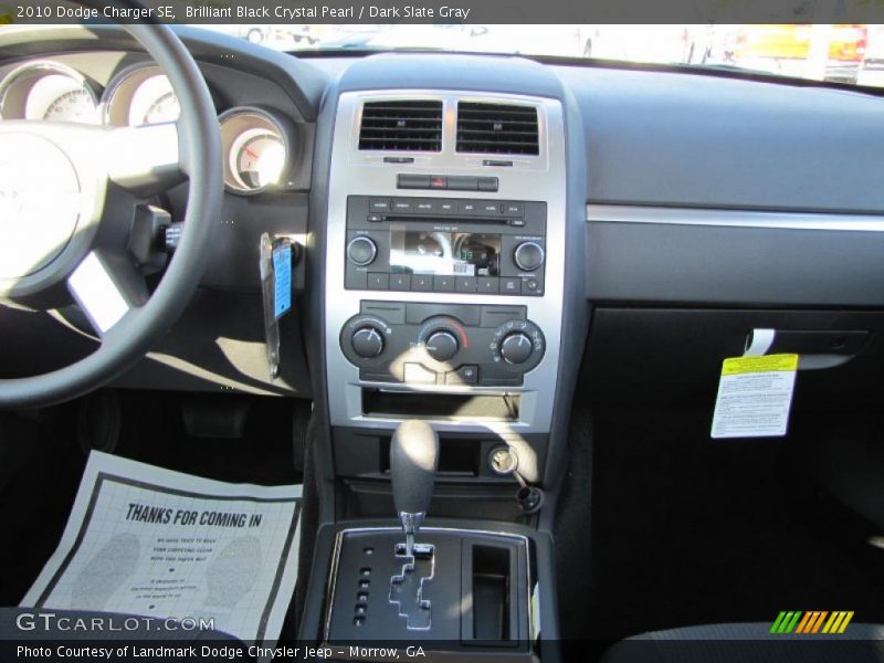 Brilliant Black Crystal Pearl / Dark Slate Gray 2010 Dodge Charger SE