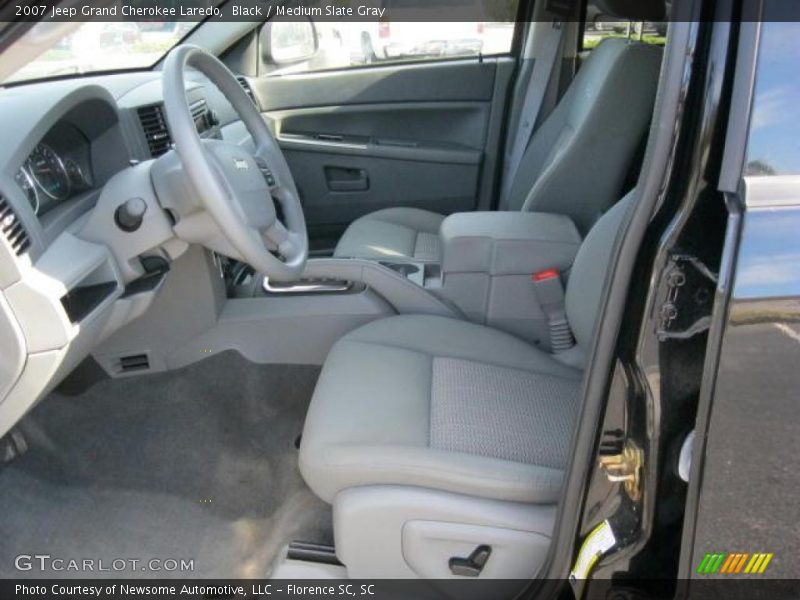 Black / Medium Slate Gray 2007 Jeep Grand Cherokee Laredo